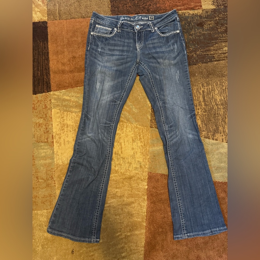 Grace Blue Boot Cut Leg Jeans